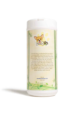 Premium Pet Grooming Wipes, Made with Earth Friendly Sustainable Bamboo - 70 Counts